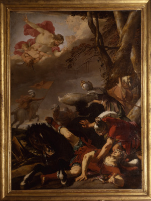 Peinture de la conversion de saint Paul par Laurent de la Hyre